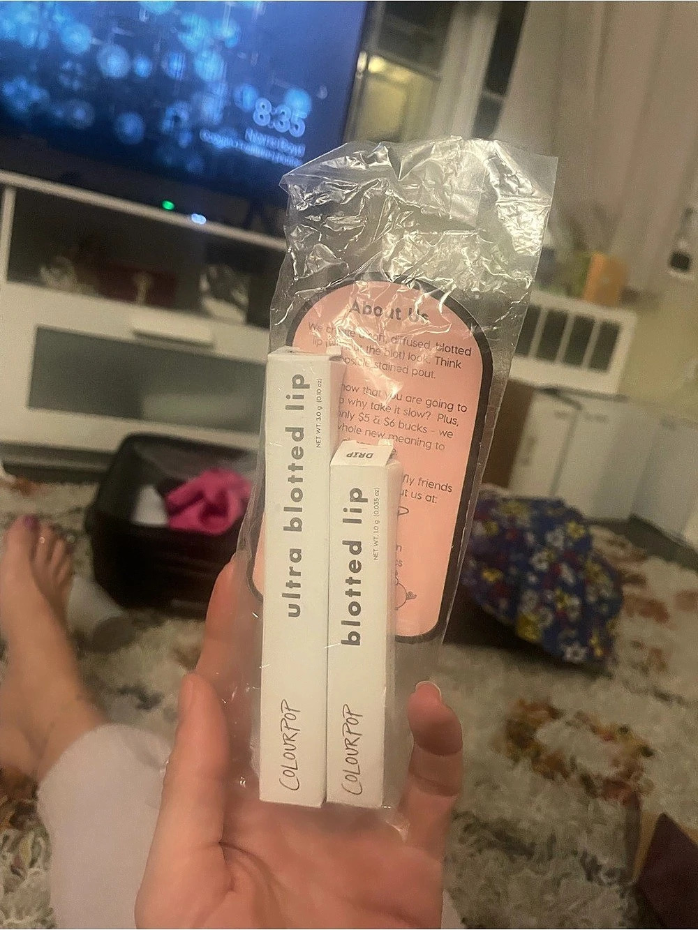 ColourPop Ultra Blotted Lip and blotted lip